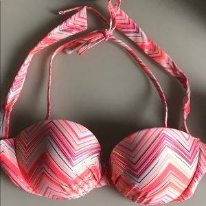 Xhiliration Pink Bikini Top